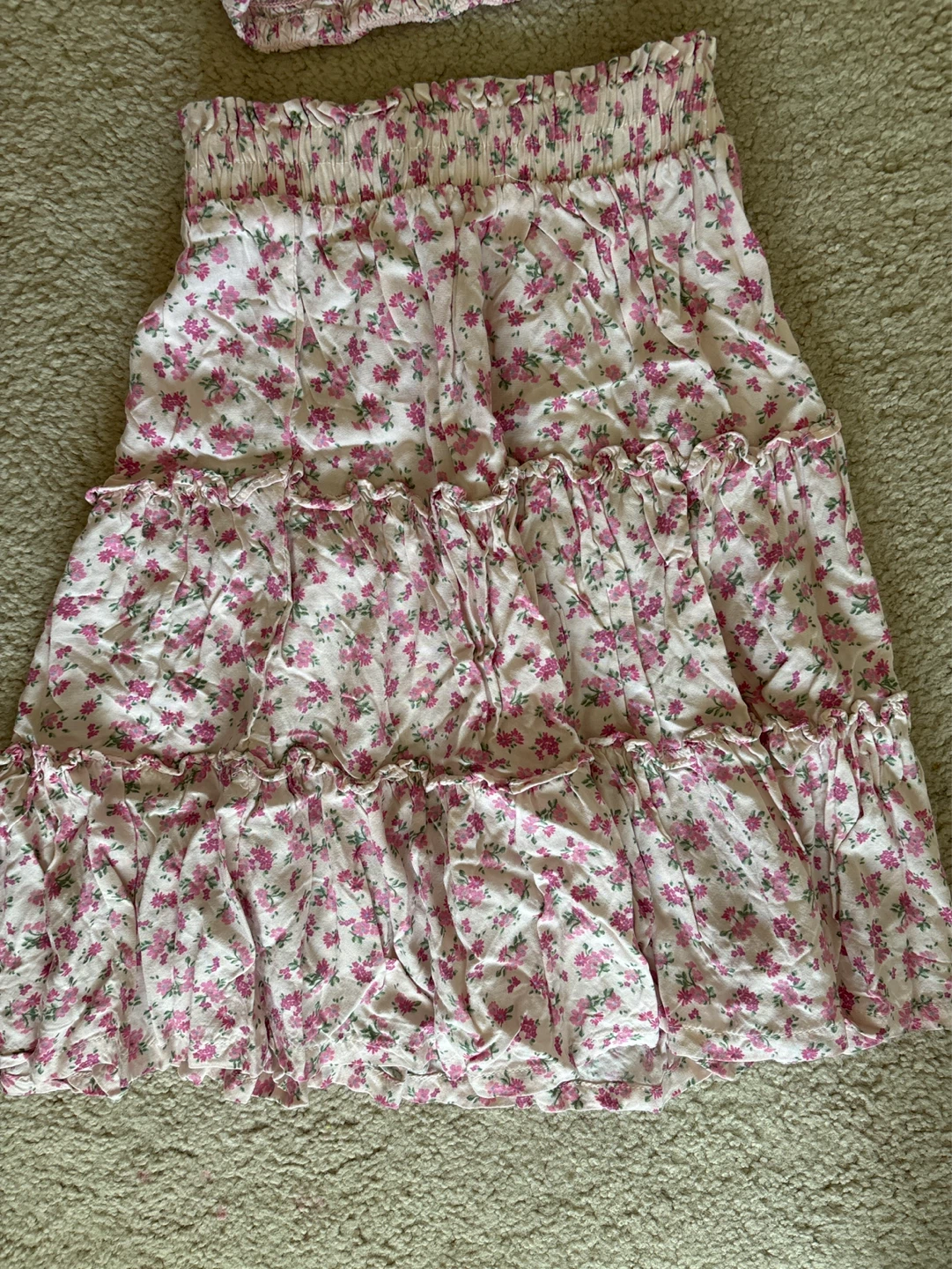 Kids Lemon Kiss 2 Piece Set - Pink Floral Rayon - photo 2