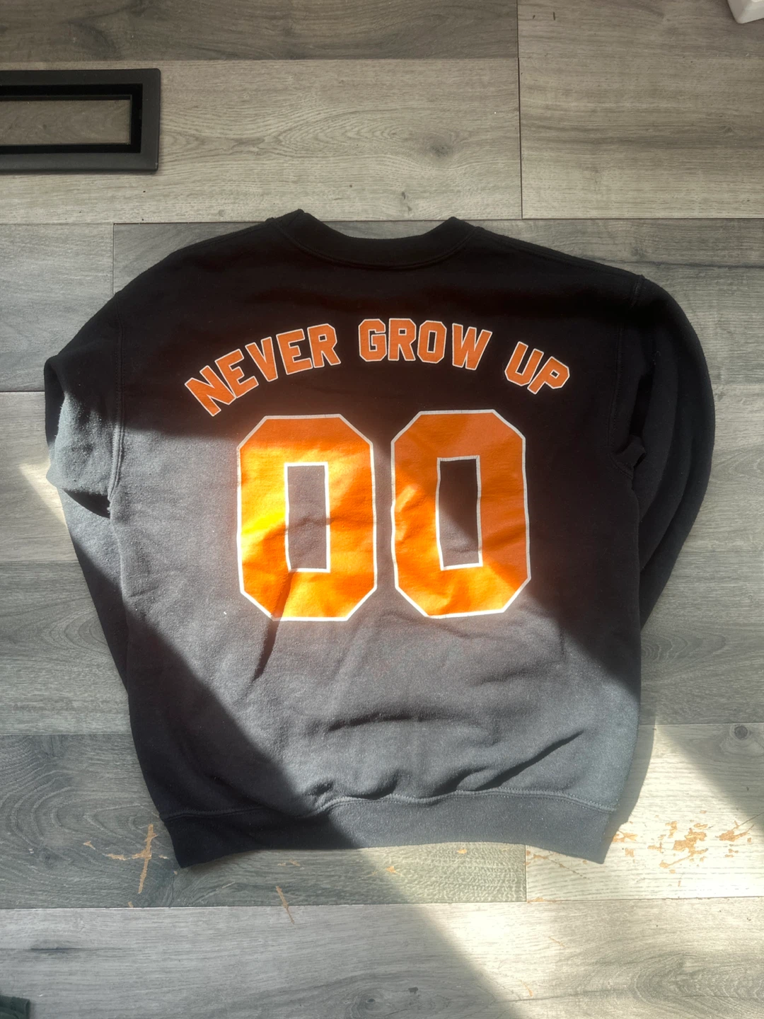 Real Friends "Never Grow Up" Black Sweatshirt - photo 2