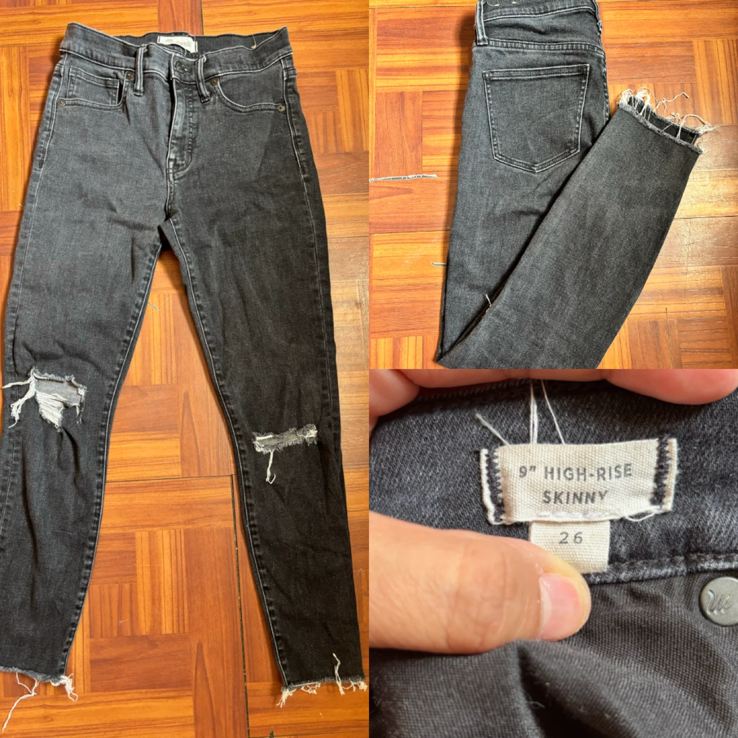 Madewell 9" High-Rise Skinny Jeans Size 26 - photo 3