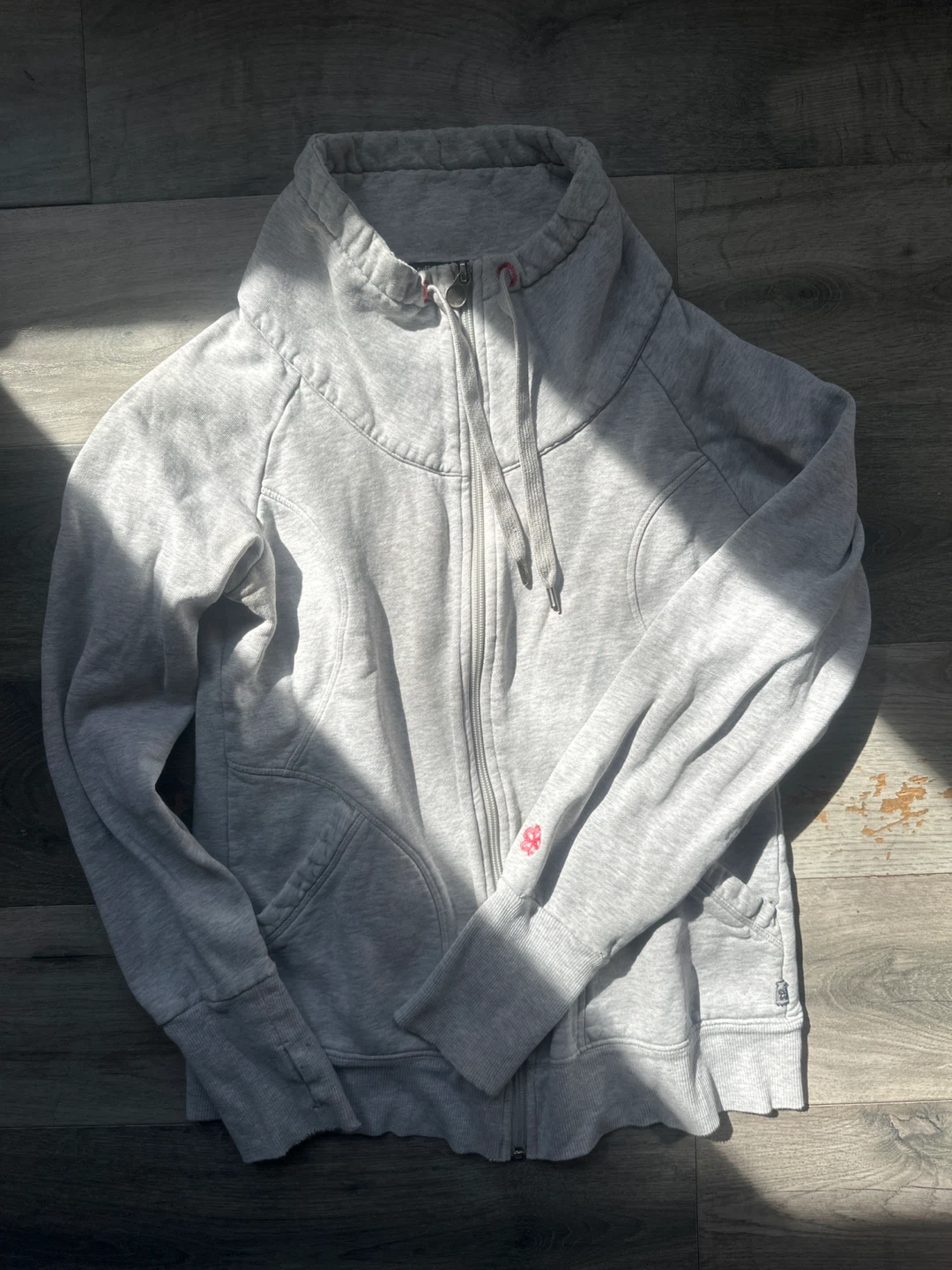 Grey Zip-Up Hoodie