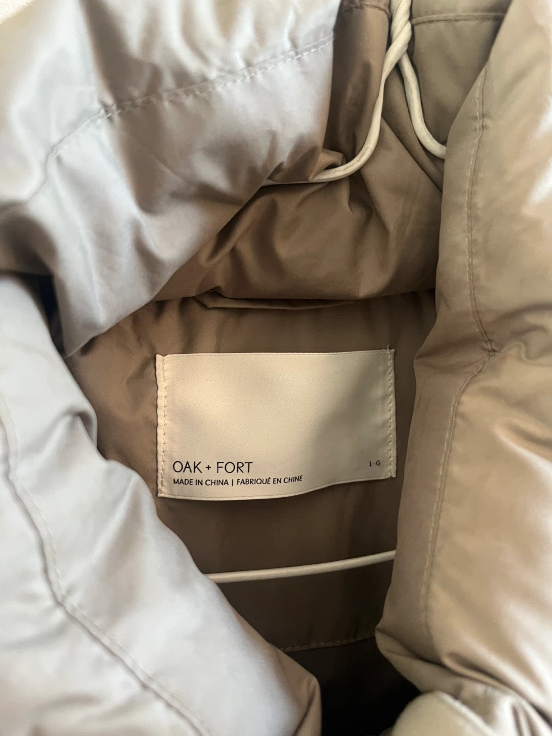 Oak + Fort Puffer Jacket Size L - photo 2