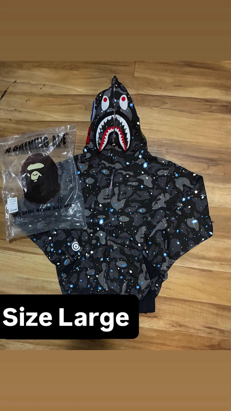 A Bathing Ape BAPE Full Zip Hoodie - Size Large - photo 5