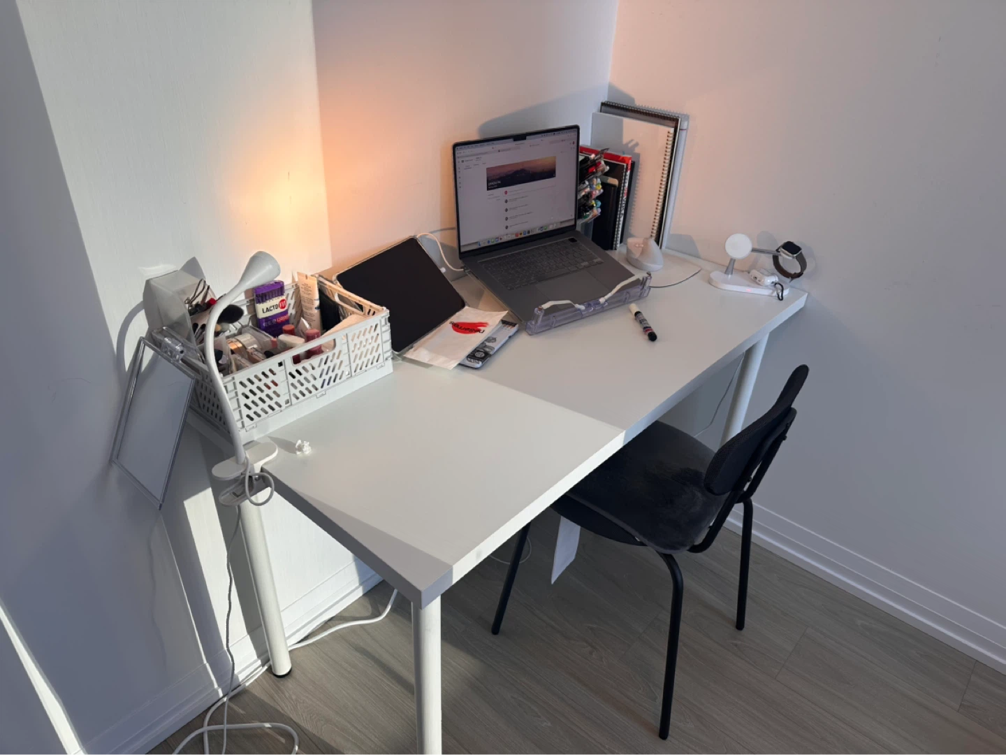 IKEA LAGKAPTEN / ADILS Desk, White - photo 2