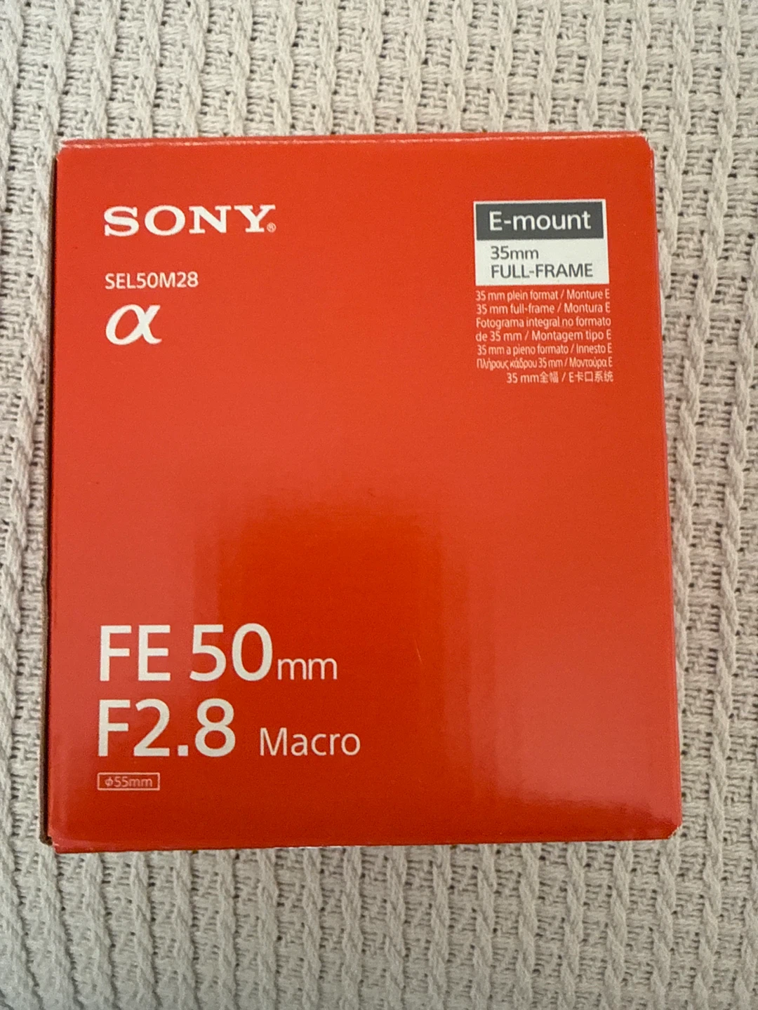 Sony FE 50mm F2.8 Macro Lens
