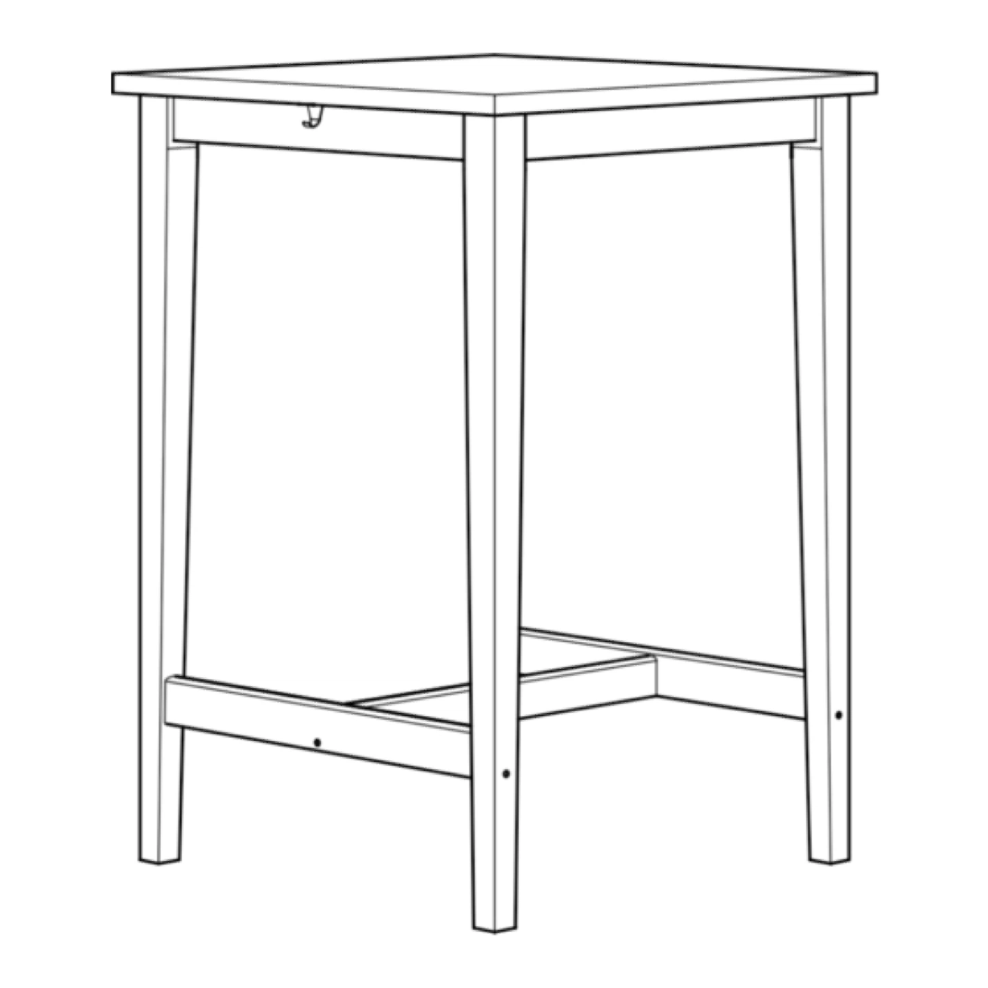 Ikea Bar Height Table ( Ikea Bjorkudden) - photo 3