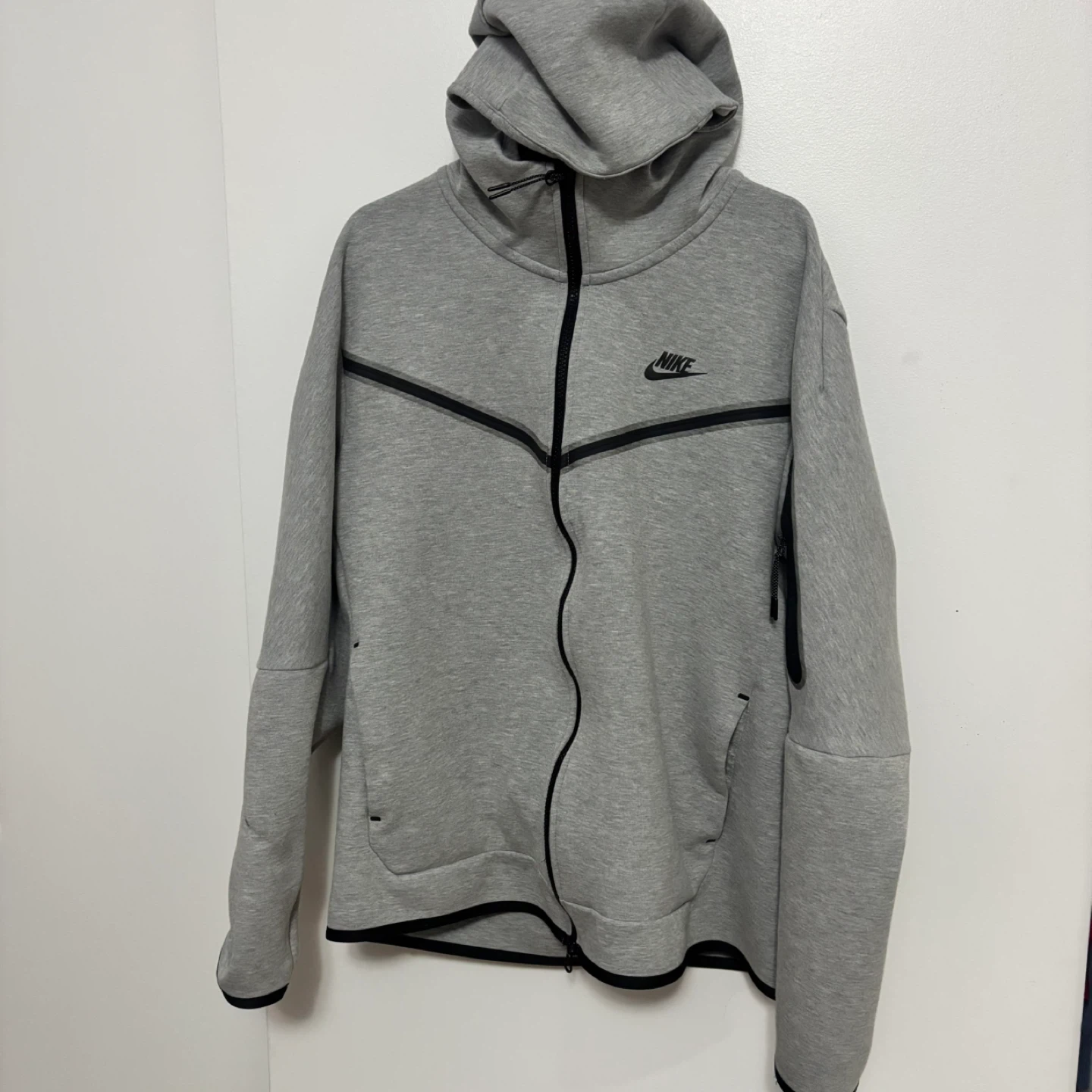 Nike Tech Fleece Full Zip Hoodie Grey Size L