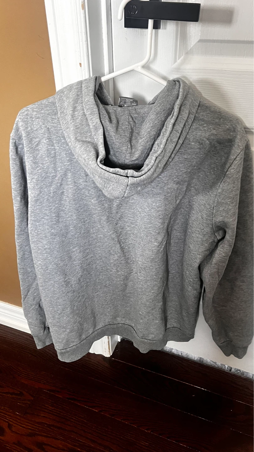 Puma Grey Zip-Up Hoodie - Size L - photo 2