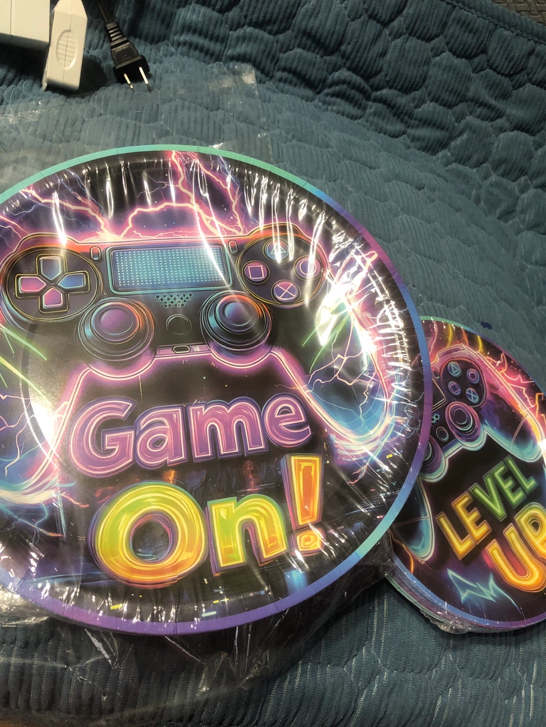 New-Game On! Video Game Party Plates and Napkins - photo 3