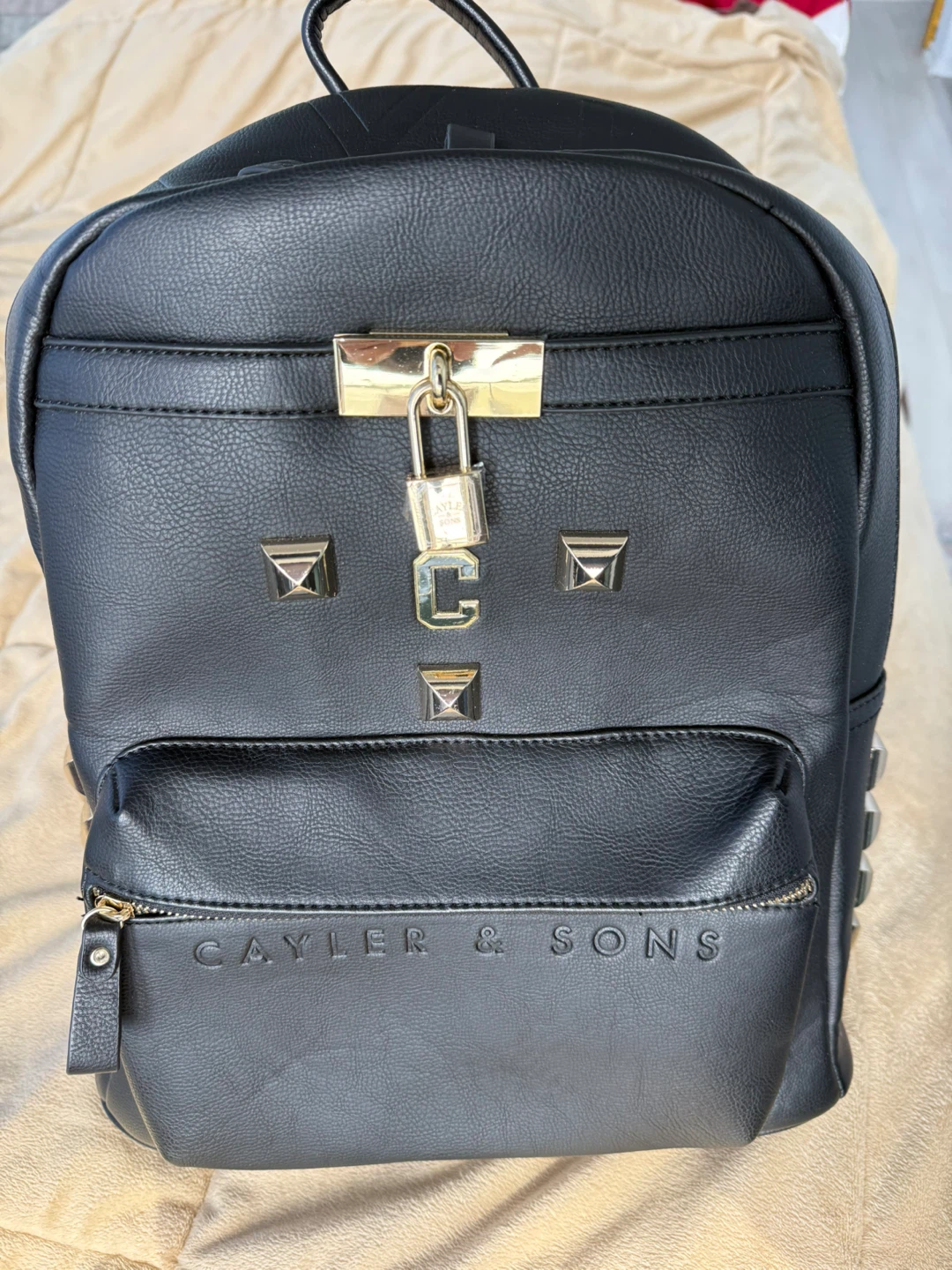 Cayler & Sons Black Leather Backpack - photo 2