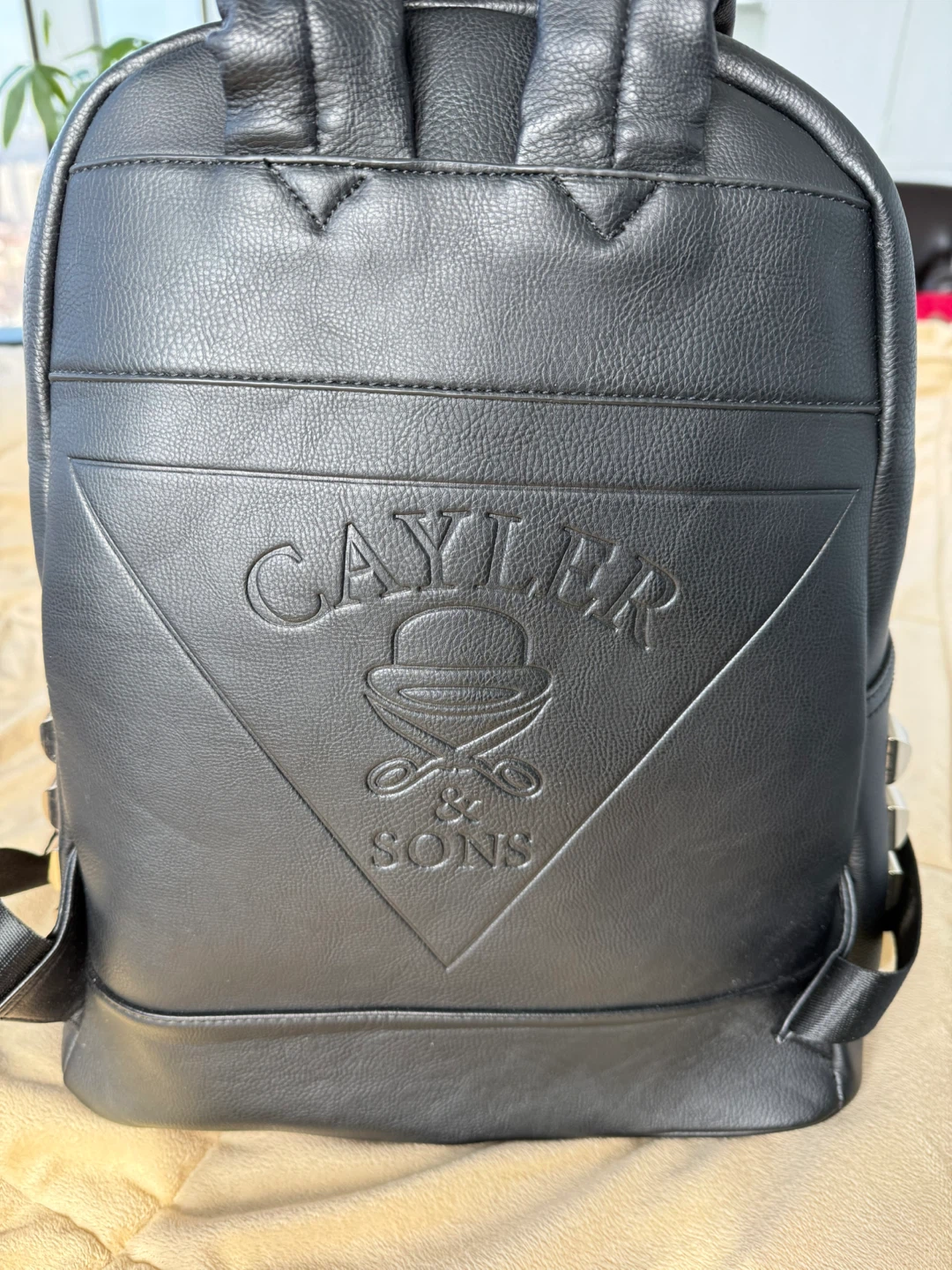 Cayler & Sons Black Leather Backpack - photo 4