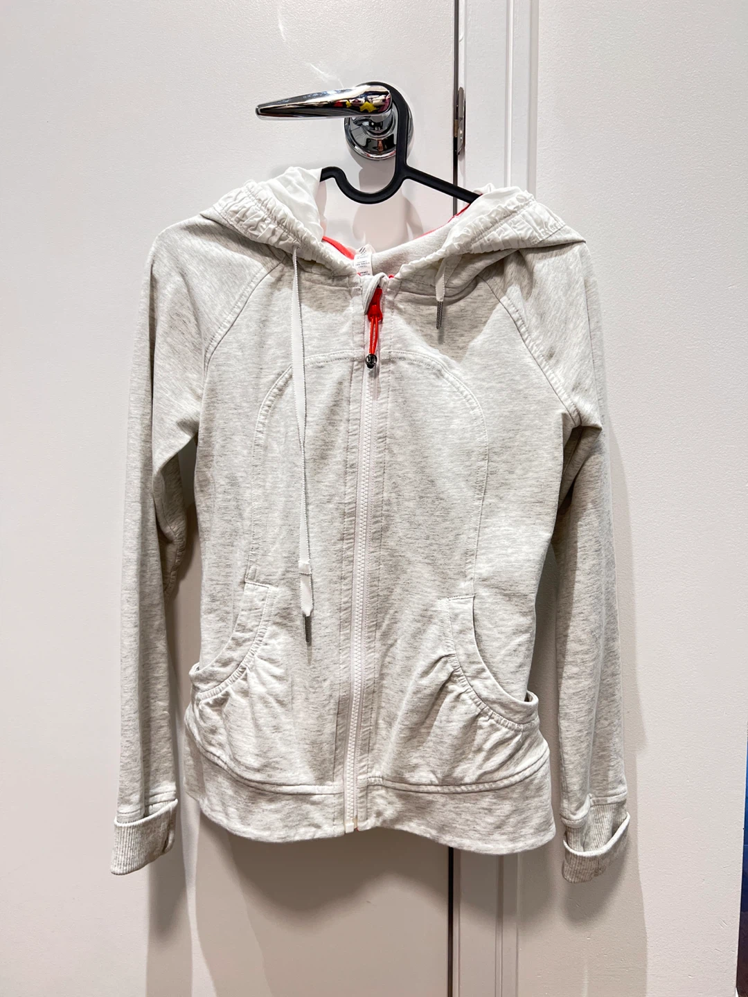 Lululemon Athletica Grey Full Zip Hoodie-size 2