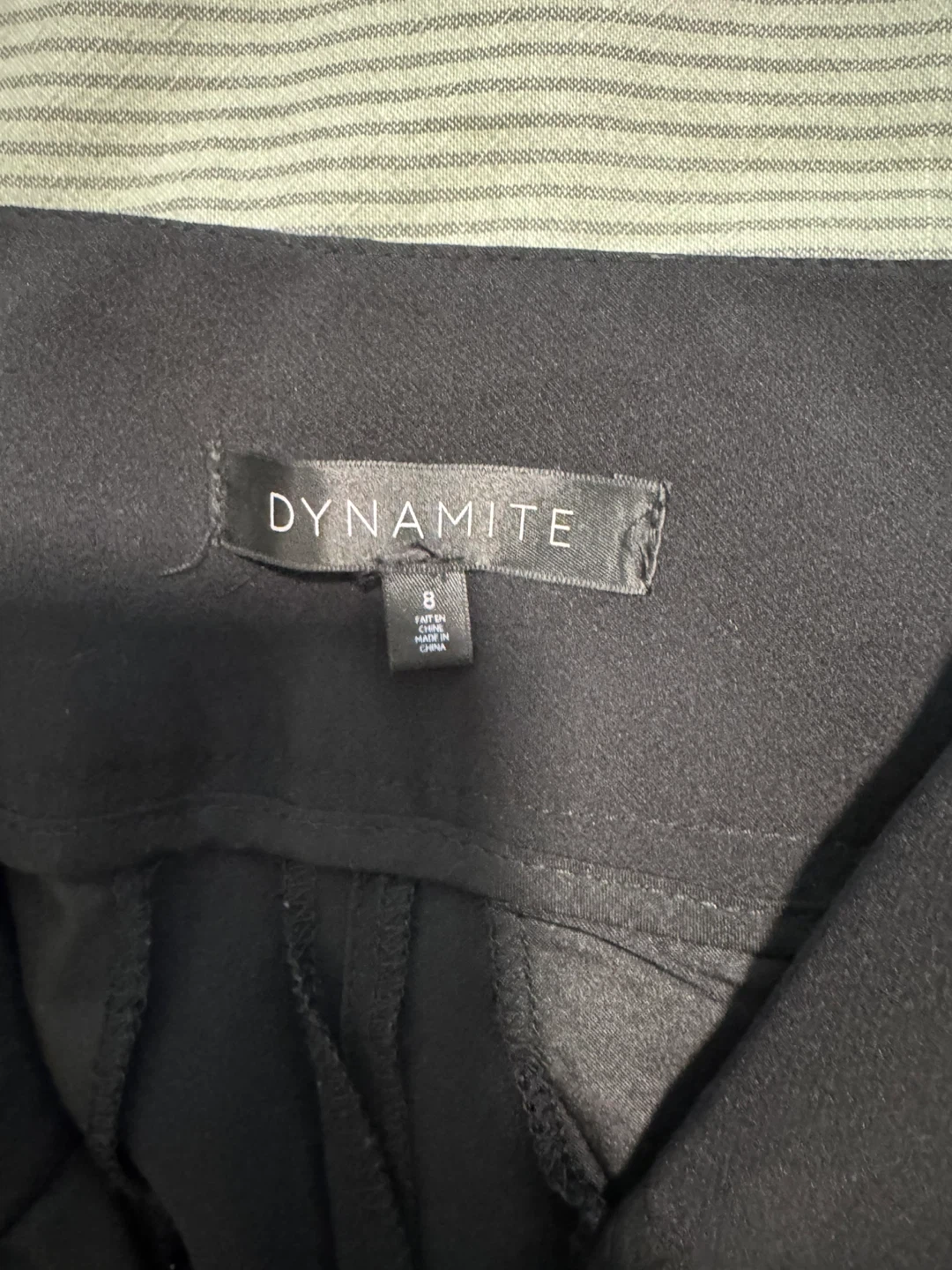 Dynamite Black Pants Size 8 - photo 3