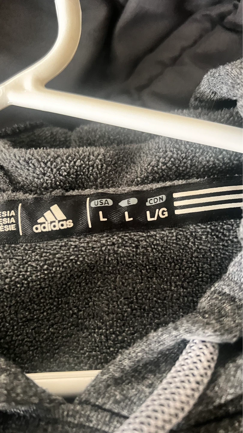 Adidas Toronto Raptors Hoodie Grey Size L - photo 3