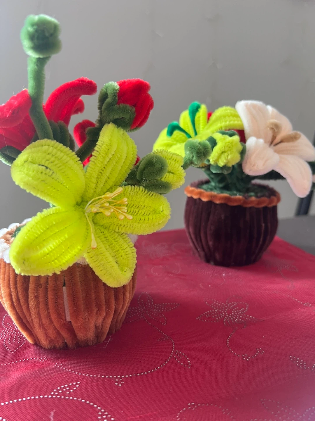 Mother’s Day gift - Chenille Flowers in Pots - photo 2