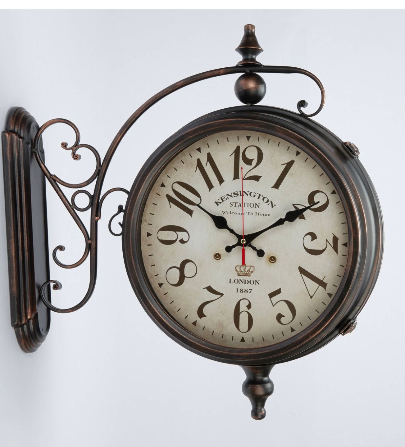 Kensington Station Double Sided Wall Clock - photo 2