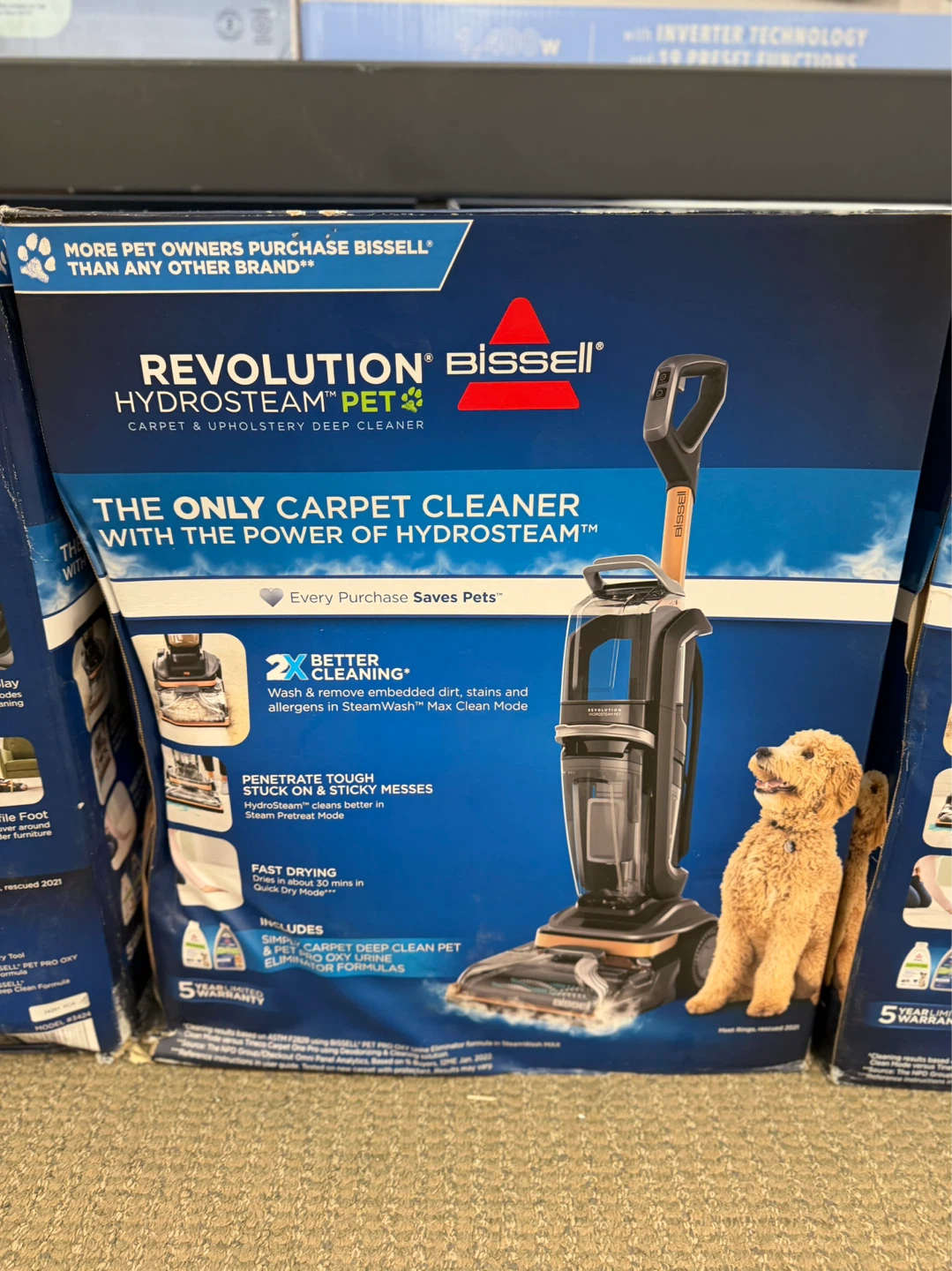 Bissell HydroSteam Pet Carpet & Upholstery Deep Cleaner