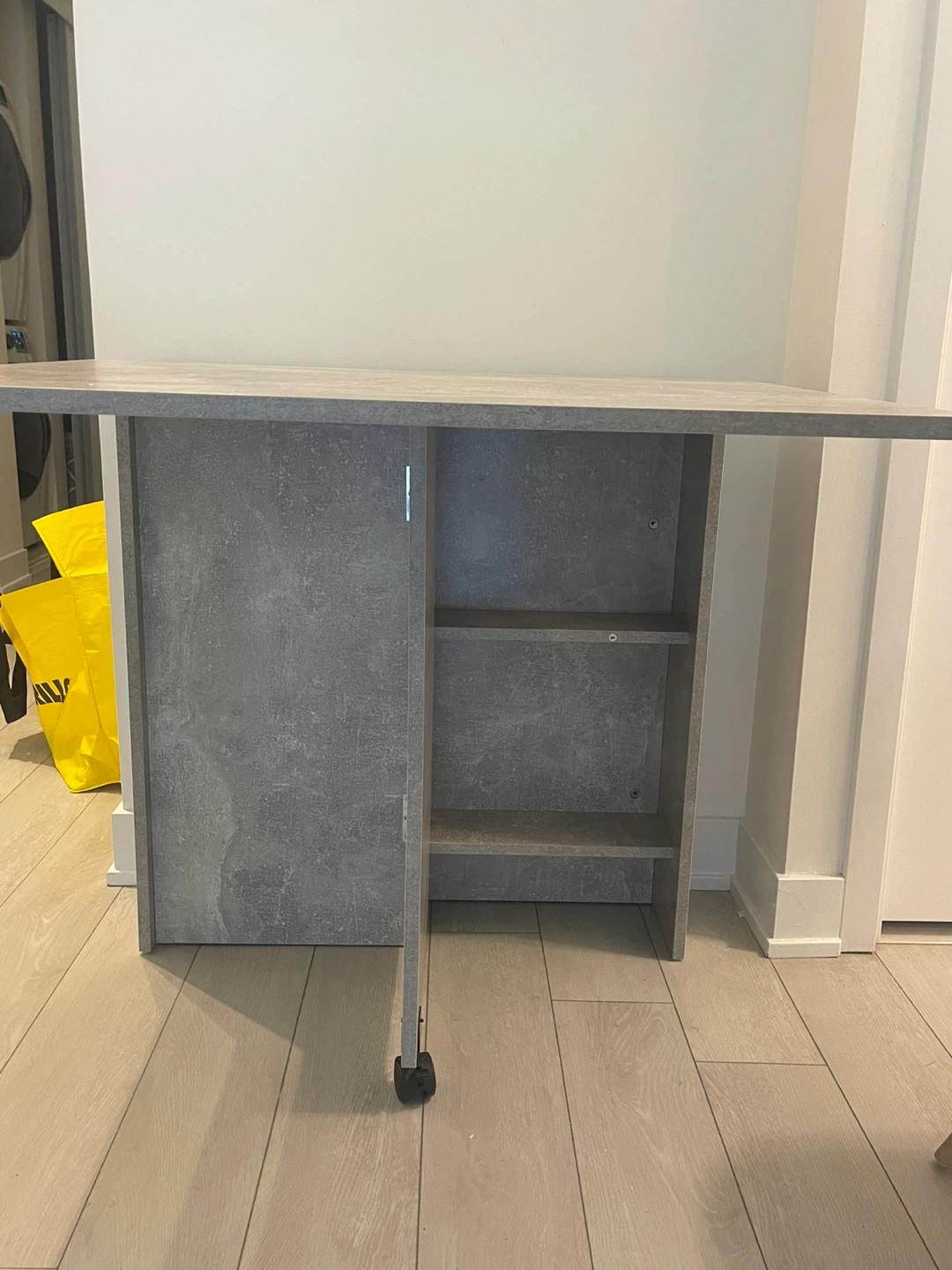 Foldable Dining Table with Shelves - photo 3