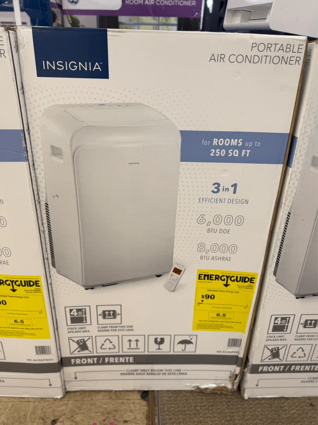 Insignia 8,000 BTU Portable Air Conditioner - White