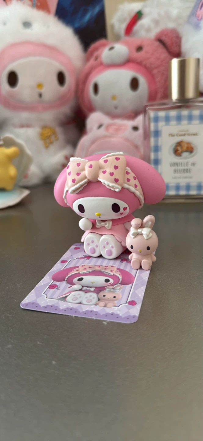 Sanrio My Melody Figure with Bunny Companion