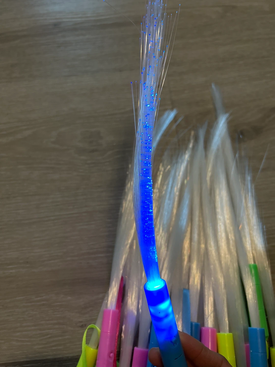 Bundle of 12 LED Fiber Optic Wands - photo 2