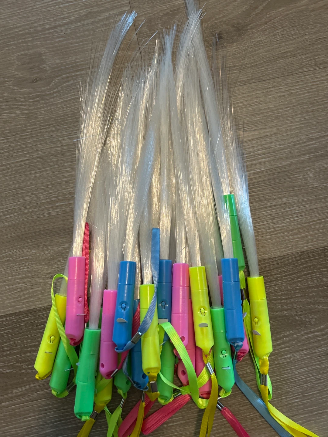 Bundle of 12 LED Fiber Optic Wands