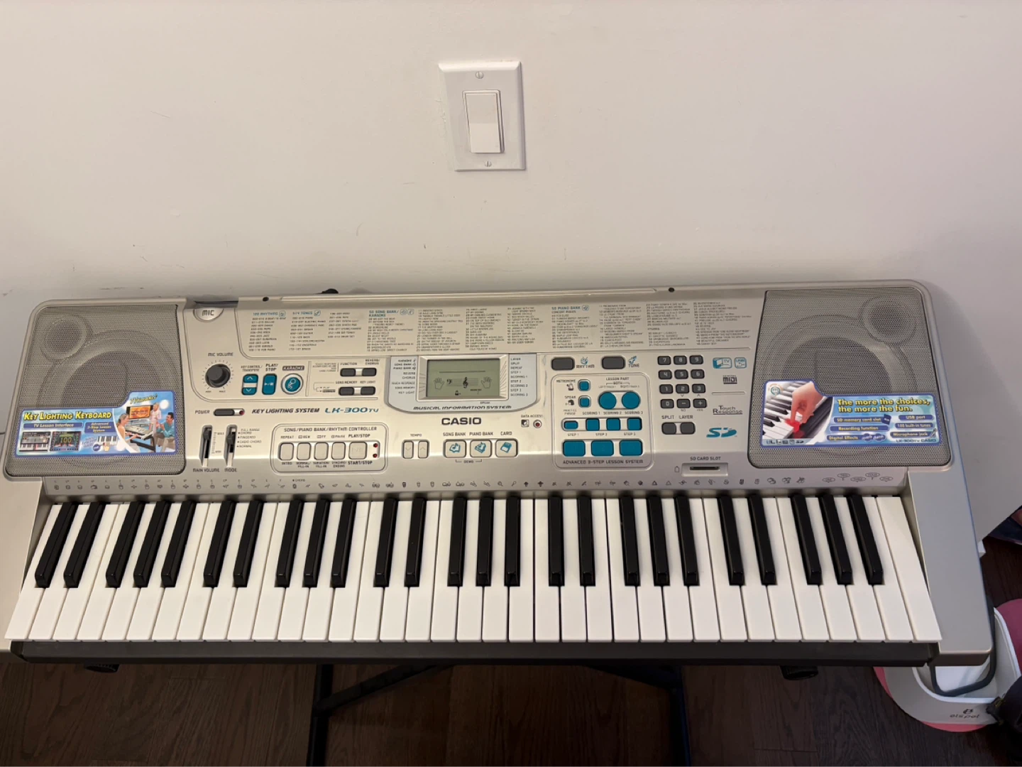 Casio LK-300TV Electronic Keyboard with Stand and Stool - photo 2