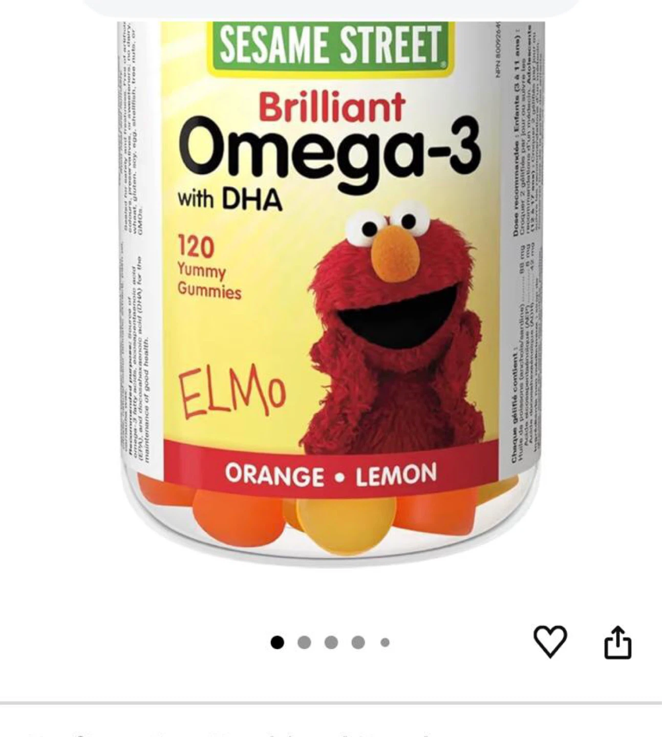 Brilliant Omega-3 Gummies with DHA EX De 2027 - Elmo - photo 2