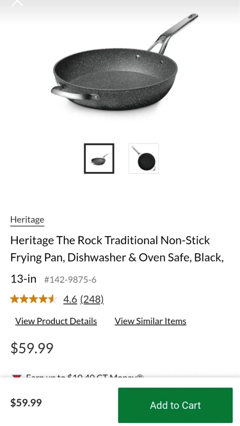 The Rock 30cm nonstick pan with lid - photo 4