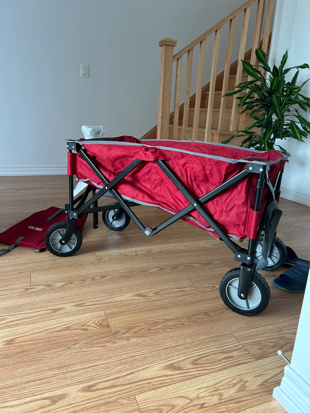 Brand New ULINE Folding Utility Cart Wagon - photo 2