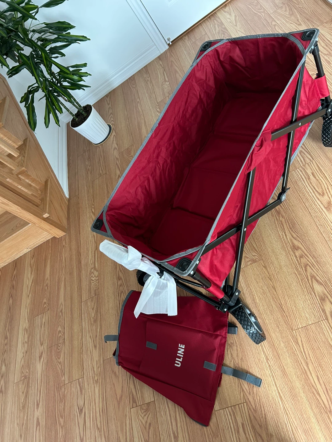 Brand New ULINE Folding Utility Cart Wagon - photo 3