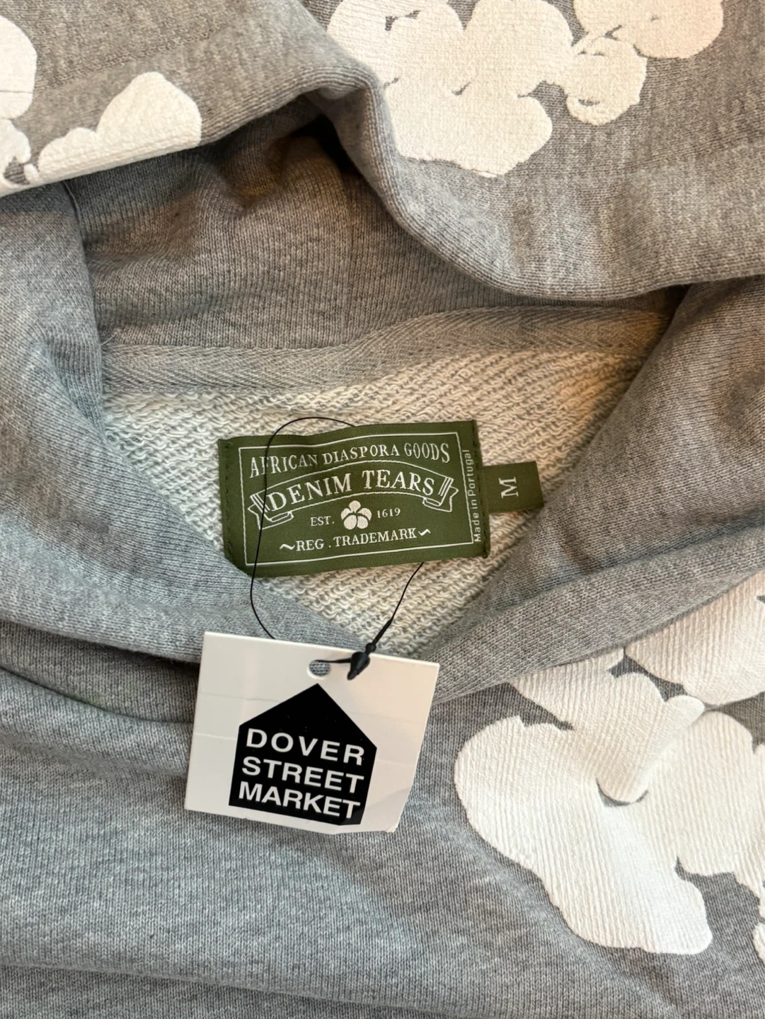 Grey Denim Tears Hoodie - photo 3