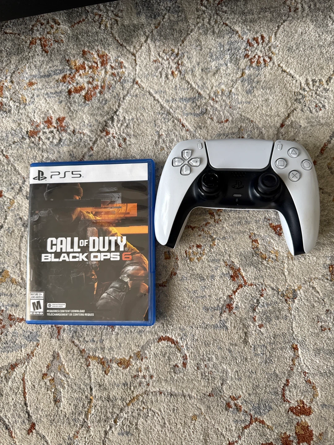 Call of Duty Black Ops 6 PS5 Game and Controller