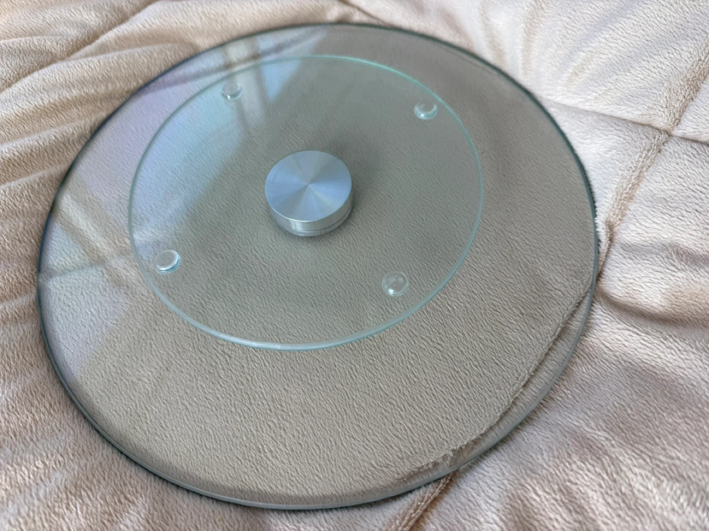 Glass Turntable Lazy Susan 10” diameter - photo 2