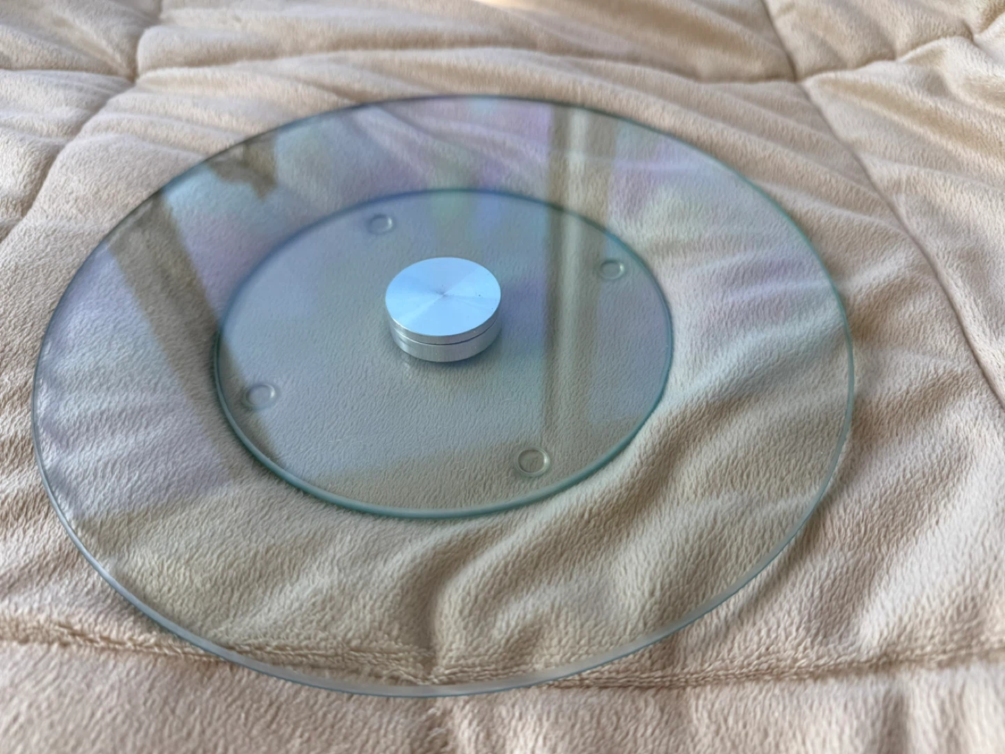 Glass Turntable Lazy Susan 10” diameter - photo 3