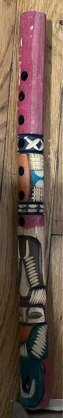 Hand-carved original wooden flute - photo 2