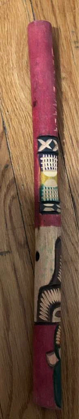 Hand-carved original wooden flute