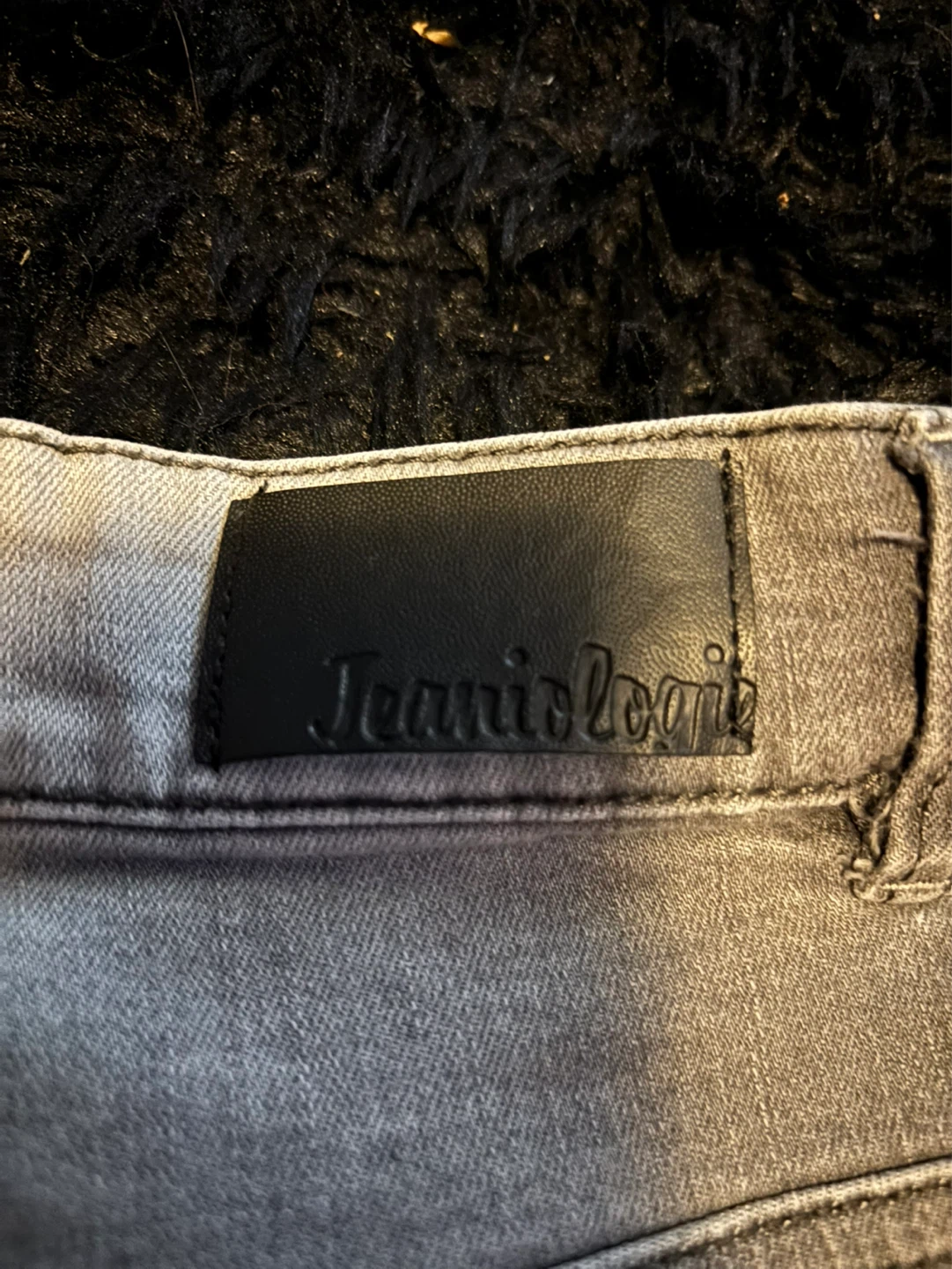 Jeanologie Grey High Rise Skinny Jeans Size 16 - photo 3