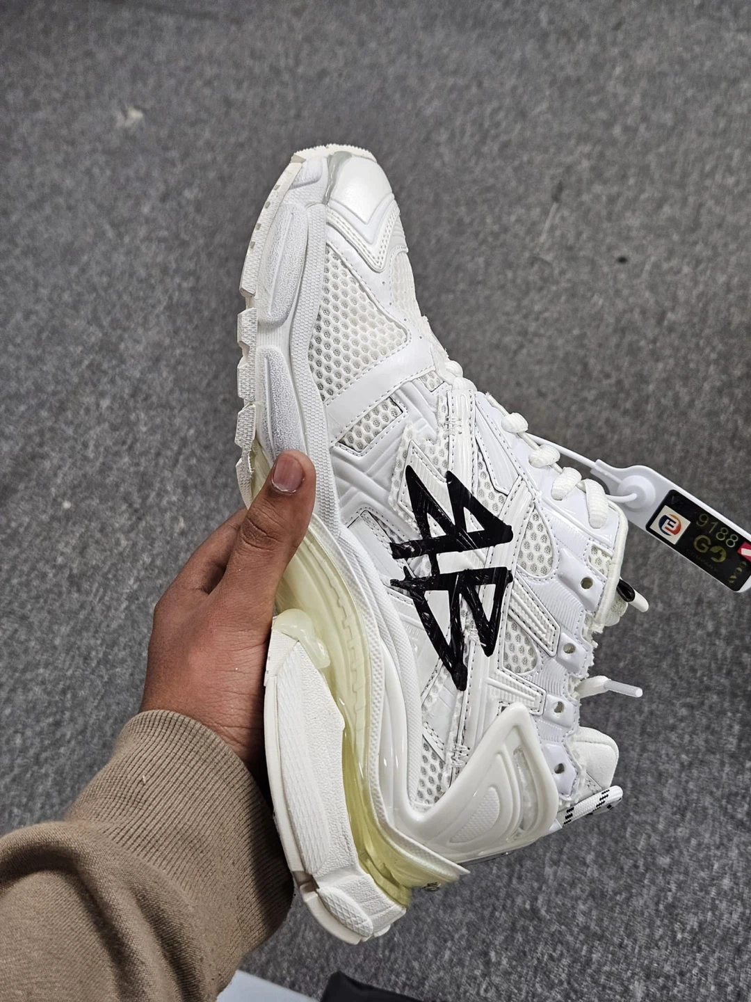 Balenziaga Runner Sneakers (White or Black) - photo 5