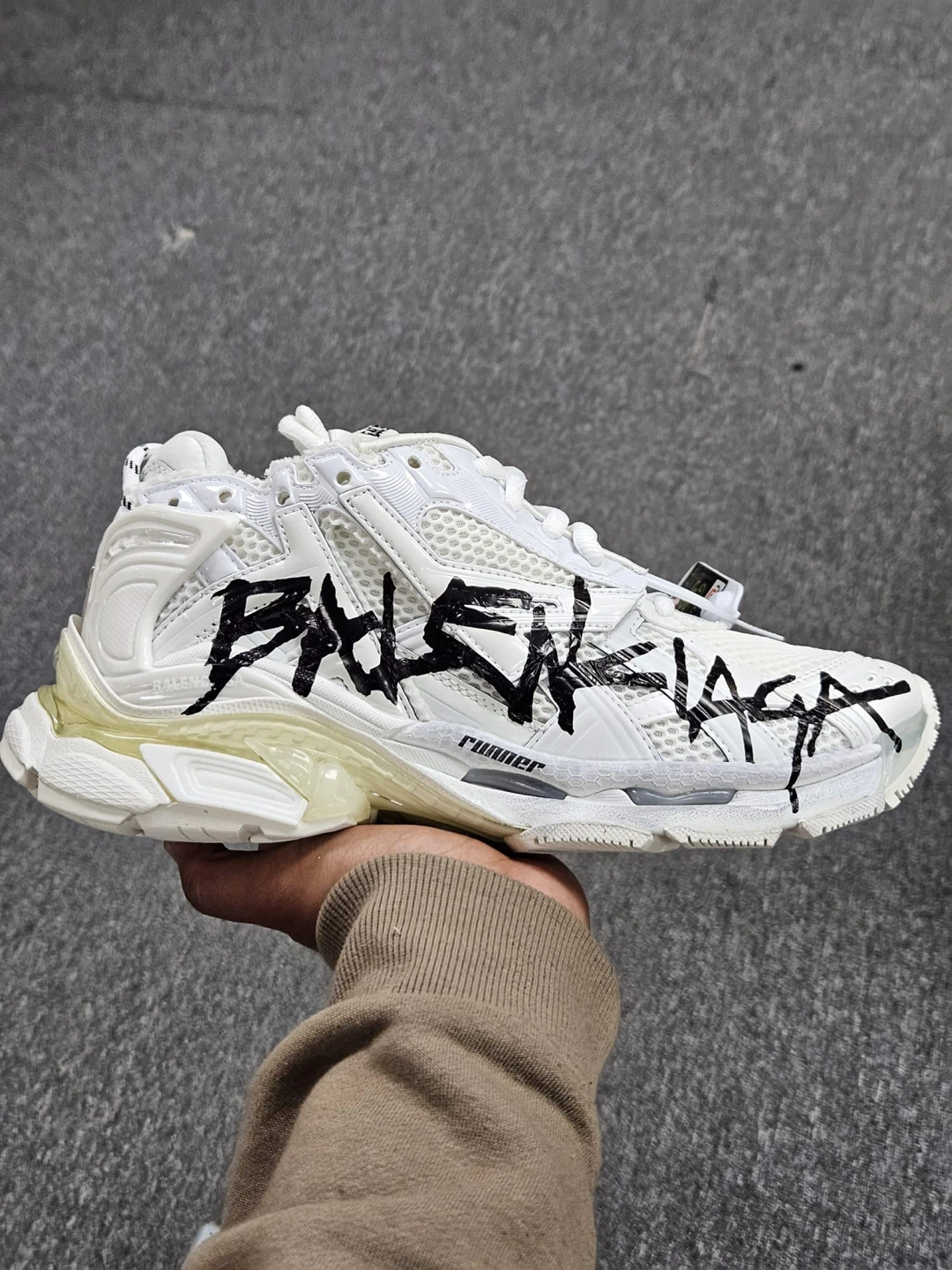 Balenziaga Runner Sneakers (White or Black) - photo 4