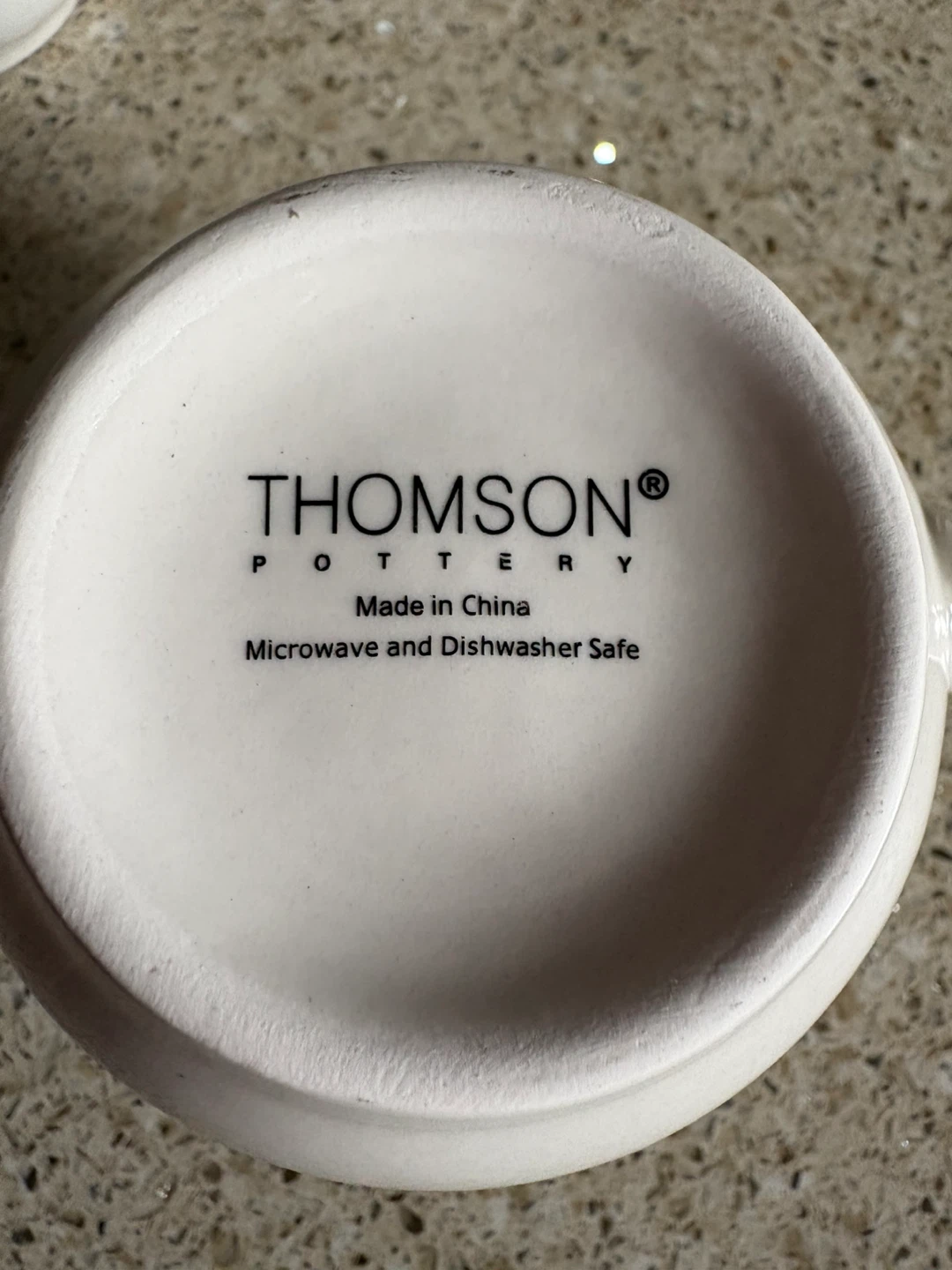 Thomson Pottery 4 White Mugs - photo 3