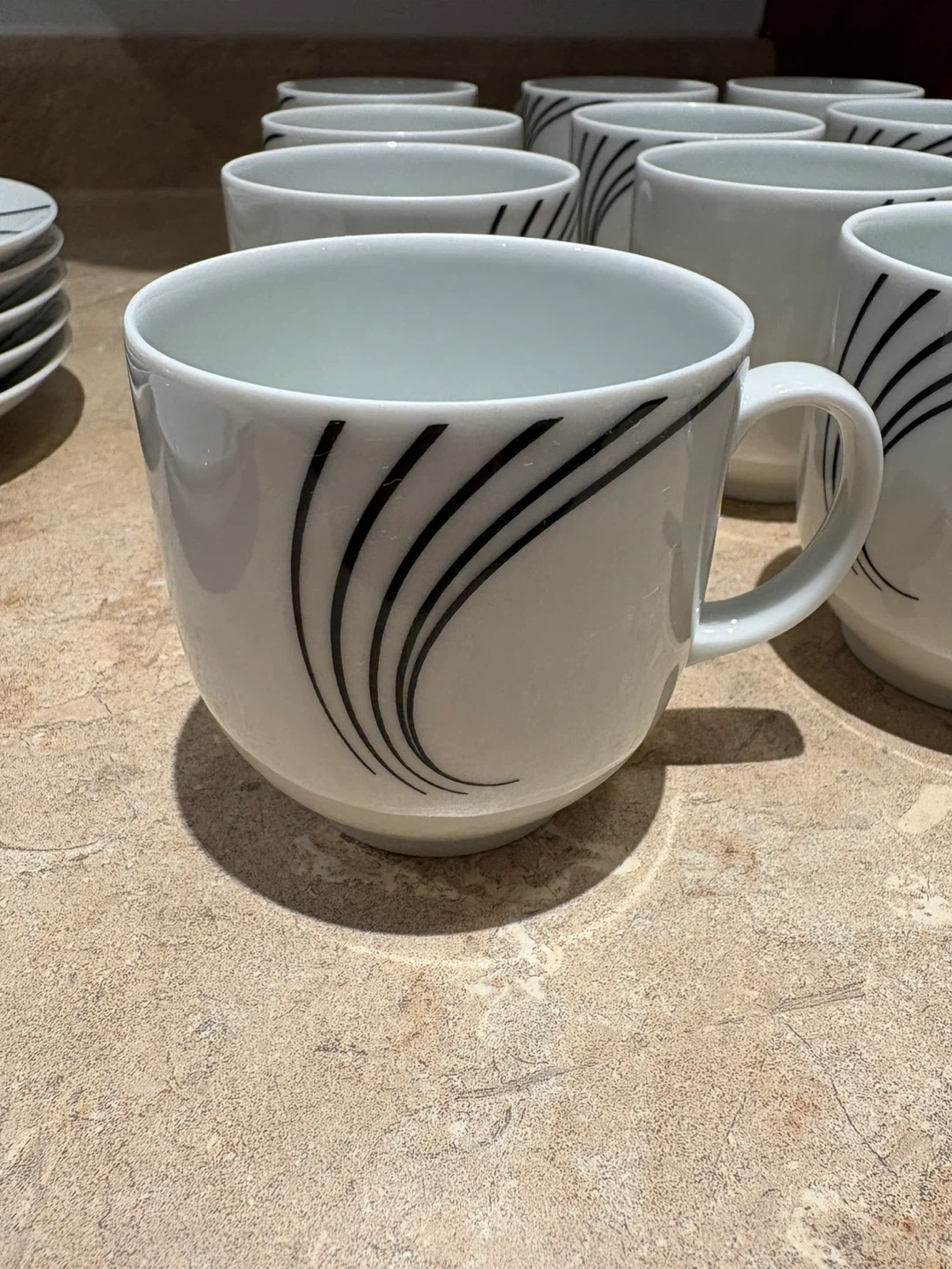 Ceramic Coffee Cups and Saucers - photo 2