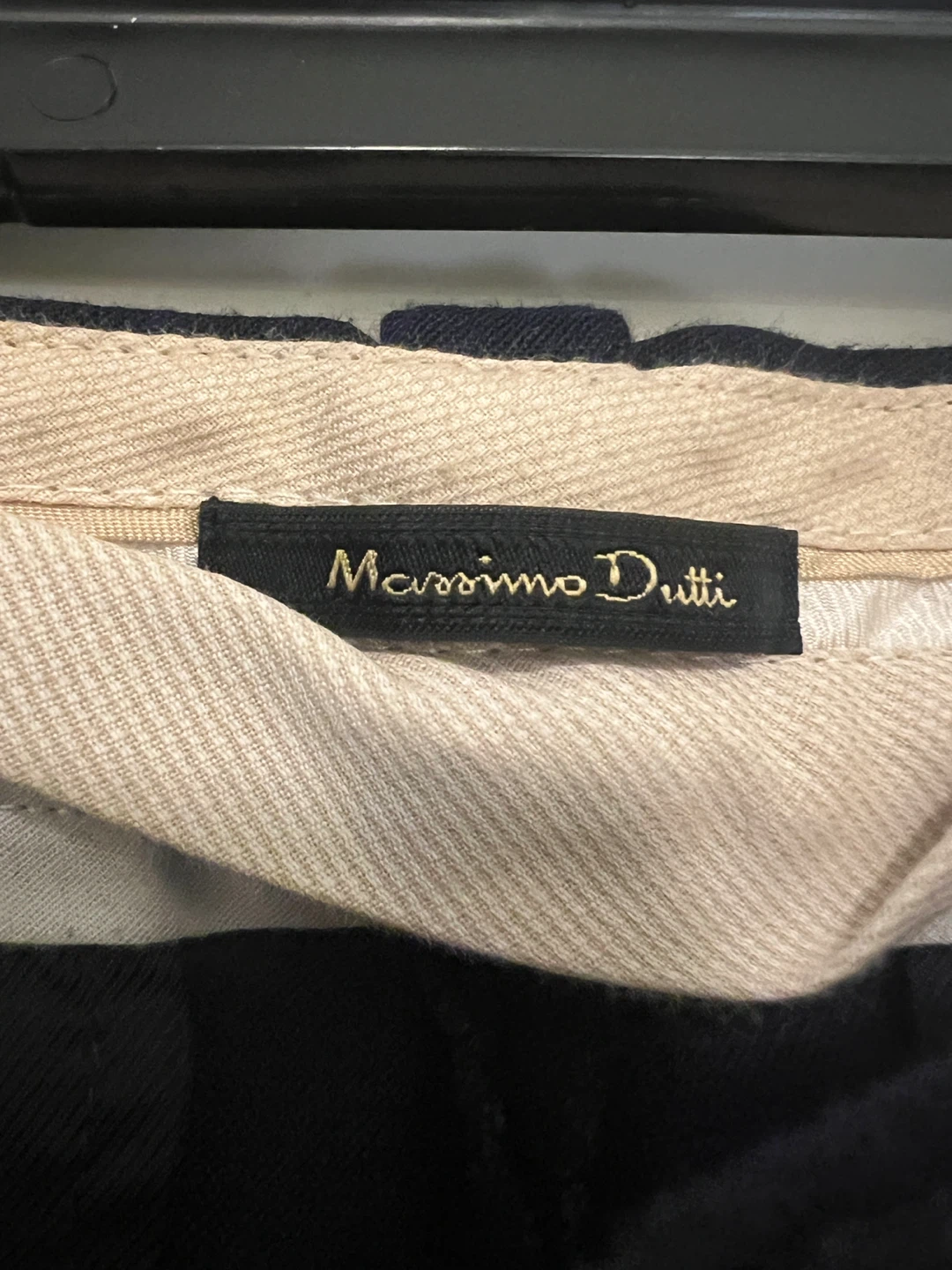 Massimo Dutti Navy Blue Trousers - photo 4