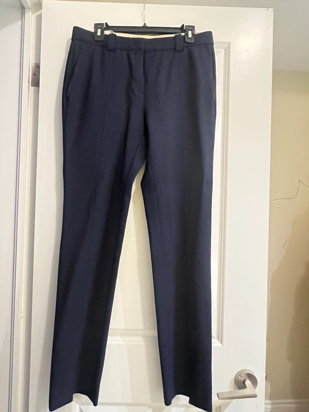 Massimo Dutti Navy Blue Trousers