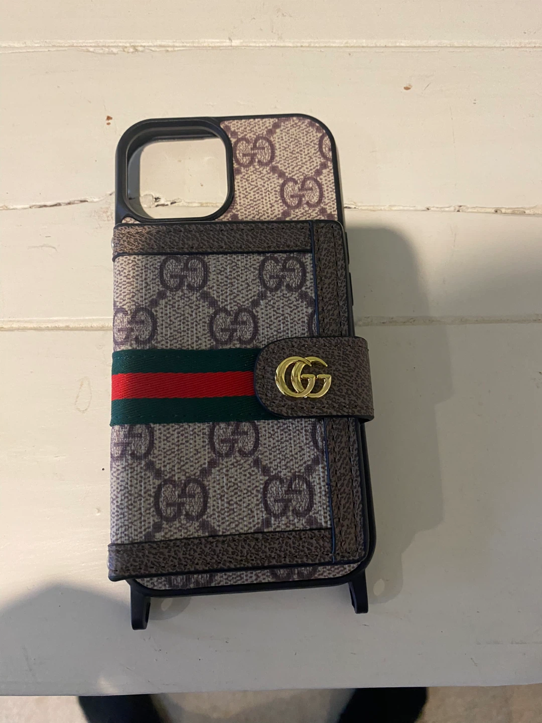 Gucci GG Supreme iPhone Case with Strap - photo 2