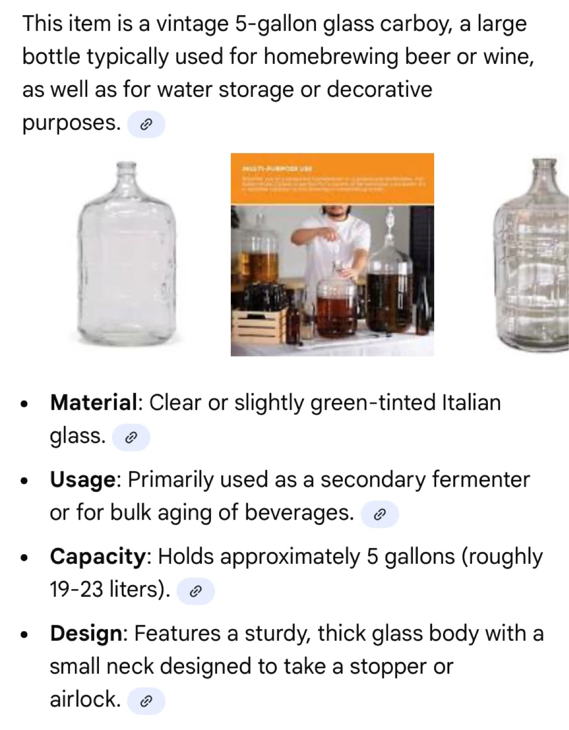 6x 5-Gallon Carboys/ glass jugs for home brewing beer or wine! - photo 2