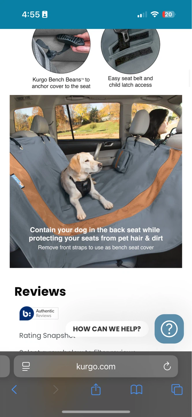 Kurgo Dog Car Hammock - photo 5
