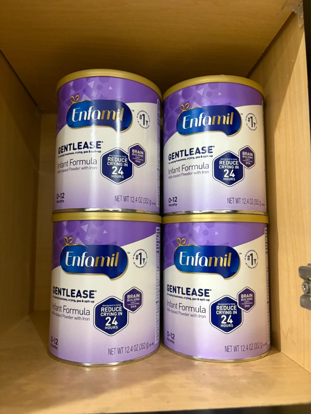 Enfamil Gentlease Infant Formula - 6 Cans - photo 2