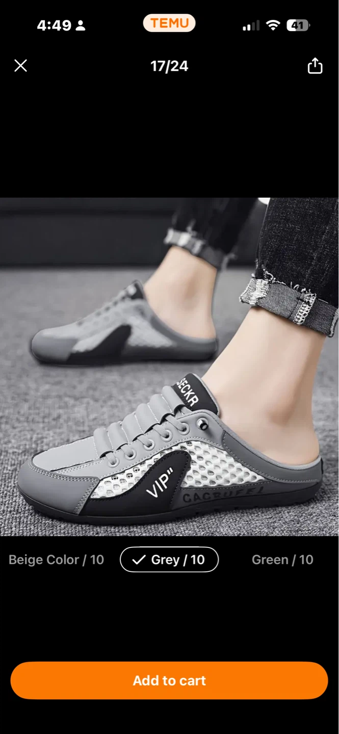 Size 10 Men's Slip-On Sneakers
