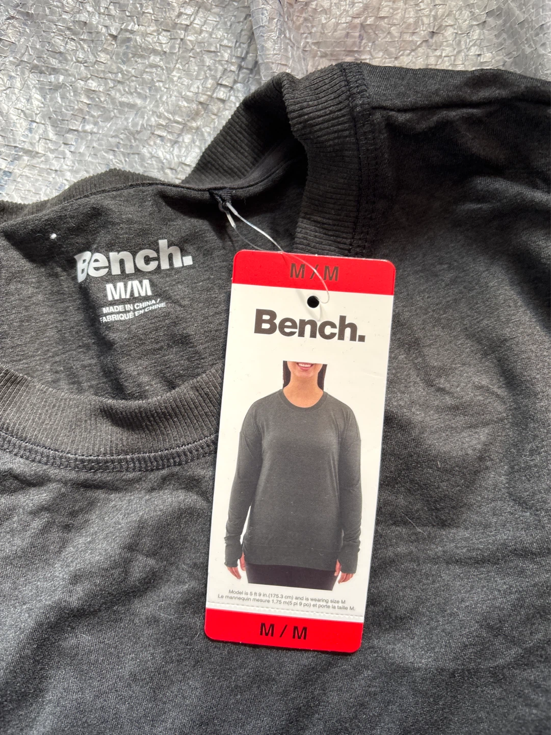 Bench. Women's M/M Dark Grey Long Sleeve Top - photo 2