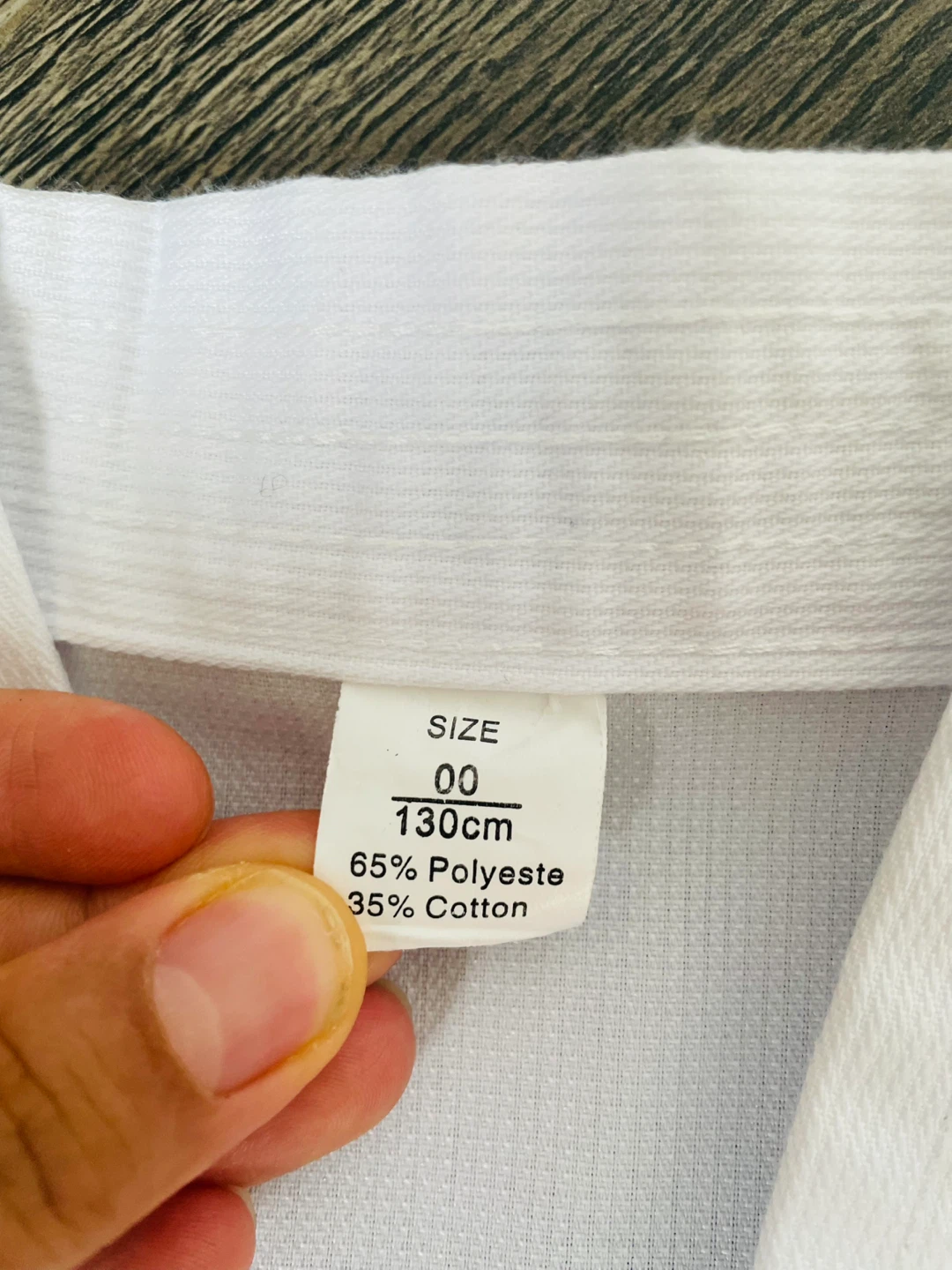 White Taekwondo Uniform - Size 00 / 130cm - photo 2